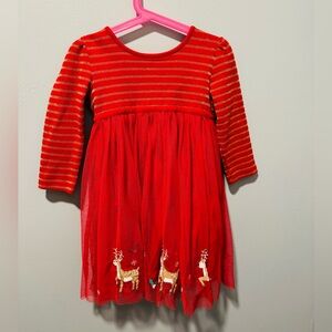 Jojo maman Bebe girl Christmas dress